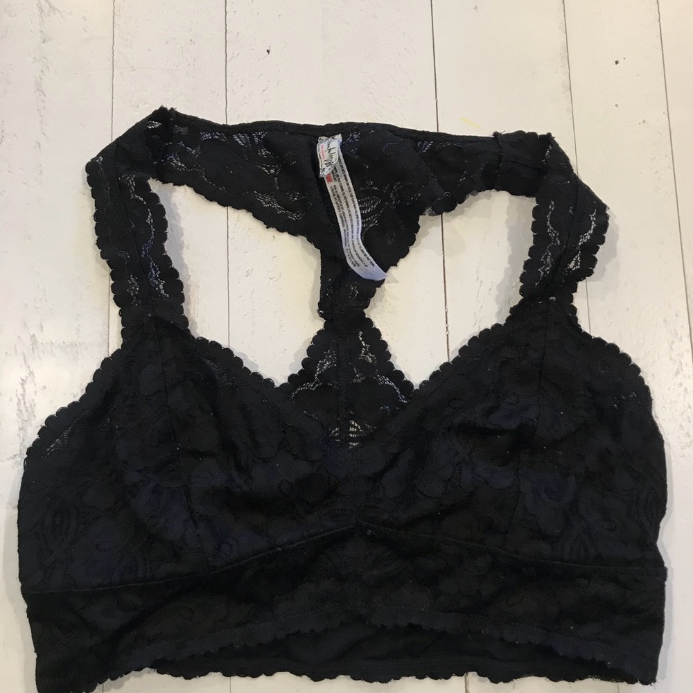 Sexy black free people bralette